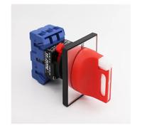 LW30-25A Single Hole Mounted Load Circuit Breaker Universal CMaster Control Power Cut-Off Push Button Lock Isolator Switch(4P,25v)