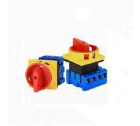 LW30-4P 690V 25A/63A-80A100A Padlock 2 Position 4 Poles Main Rotary Cam Emergency Stop 1Pcs(25A)