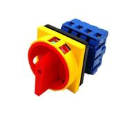 LW30-4P Isolator Switch ON-OFF 690V 25A/63A-80A100A | Padlock 2 position 4 Poles Main Rotary Cam Switch Emergency stop(32A)
