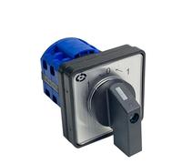 LW39B-16B202/2 Cam Switch Reset instantaneous DIY Rotary Transfer Circuit Breaker 8 terminals 3 Positions Two Load Silver