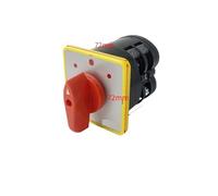 LW5-16A Cam Switch 3 Positions Dual Power Rotary Changeover Selector electronic starter Control Two Different Loads Silver (16A 2P)