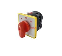 LW5-16A Cam Switch 3 Positions Dual Power Rotary Changeover Selector electronic starter Control Two Different Loads Silver (16A 1P) Industrial Switches