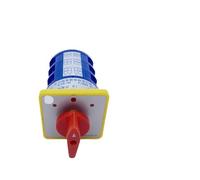 LW5-40A Three Positions Electrical Manual Changeover Cam Switch 40A 500V Rotary Knob Commutateur Rotatif LW5D(2P 8Terminals)