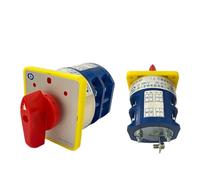 LW5 Electric 3-Position Manual Changeover cam Switch 40A 690V 2-Pole knob Commutator LW5D-40/2(Custominze wiring)