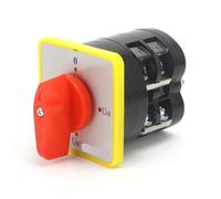 LW5D-16/YH2.2 16A 4 Positions Poles 8 Screws Rotary Changeover Cam Switch 1Pcs