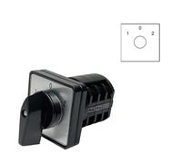 LW8-10/3 Manual Changeover Rotary Cam Switch Three Poles 10A 12 Terminals Sliver Contacts 10amp Interruptor 1Pcs(102)