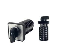 LW8-10 D606/6 Rotary Cam Switch 6 Poles 10A 380V 24 Terminals 3 Positions Sliver Contact 10amp 1Pcs