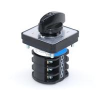 LW8D-10/0-6.3 10A 660V Poles 12 Screws Seven Positions Cam Rotary Switch Changeover 1Pcs