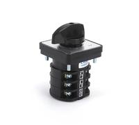 LW8D-10D404-3B 3 Positions Poles 12 Screws 10A Changeover Rotary Switch 1Pcs