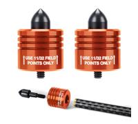 LWANO Crossbow Bolt Decocking Head Compatible with Most Bolts (2 Pack) (Orange)