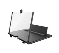 Lwaviwer 18 Inch 3D HD Mobile Phone Screen Magnifier Movie Video Stand Amplifier Desktop Phone Holder 3D HD Movie Video Stand,B