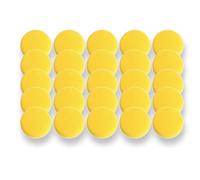 Lwaviwer 25Pcs Clay Sponge 3Inch, Painting Sponges, Pottery Sponges for Clay, Round Sponge, Clay Sponges for Pottery