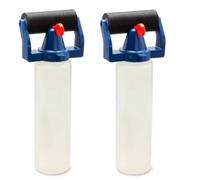 Lwaviwer 2PCS Glue Applicator Roller Dispenser PE Plastic Applicator Bottle 8Oz Glue Bottle for Wood Processing Painting Supply