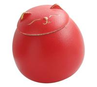 Lwaviwer Ceramic Airtight Jar Tea Storage Jar Cat Shape Storage Jars Porcelain Jar for Tea Spices Pot Coffee Nuts Storage C