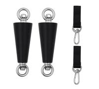 Lwaviwer Pull Up Climbing Hold Grips with Straps, Wrist and Forearm Strengthen Finger Trainer Exerciser for Rock Climbing