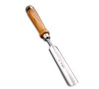 LWCUSNJ Wood Chisel Set for Woodworking, CR-V Steel DIY Woodworking Handle Carpentry Gouge Tools (1"(25mm) Semicircle Edge)