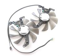 LWDOZMD 2pcs DC BRUSHLESS Fan GFY09010E12SPA 85mm 4Pin For GAINWARD RTX3050 RTX3060 3060ti Wind Chaser EX Graphics Card Cooling