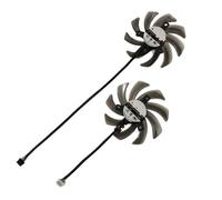 LWDOZMD 2Pcs FDC10H12S9-C GPU Cooler Graphics Card Fan For PNY for GeForce for RTX 2070 SUPER 8GB XLR8 Gaming Overclocked Edition(Type B FDC10H12S9C)