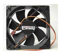 LWDOZMD Fan For A12025-12CB-3BN-F1 12V 0.16A 3-wire 12CM Silent Chassis 120 * 120 * 25mm