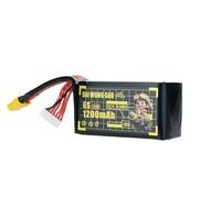 LWDOZMD For DAI for WANG GAU for LiPo Battery 7.4V/11.1V/14.8V/22.2V 550/650/850/1100/1200/1350/1550mAh 150C 2S/3S/4S/6S for RC FPV Drone(1200mah 6S 22.2V 150)