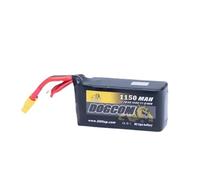 LWDOZMD For DAI for WANG GAU for LiPo Battery 7.4V/11.1V/14.8V/22.2V 550/650/850/1100/1200/1350/1550mAh 150C 2S/3S/4S/6S for RC FPV Drone(1100mah 6S 22.2V 150)