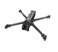 LWDOZMD For FlyFishRC for Volador II VX6 V2 FPV T700 6inch Frame Kit Compatible with for DJI for O4 Air Unit Pro for RC for Freestyle Racing Drone(Black)