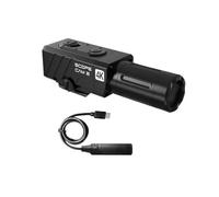 LWDOZMD For RunCam for Scope Cam 2 4K Airsoft Camera with Digital for Zoom Custom Crosshairs IP64 Waterproof 1400mAh 128GB APP Control for Paintball(L25 Camera w Cable)