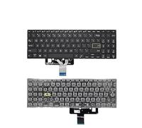 LWDOZMD Laptop Keyboard FOR ASUS for VivoBook 15X S5600F V5050 S15 E510M S533 X521 X521F 2020(Silver)