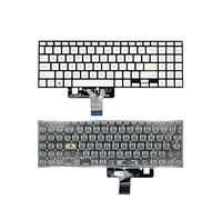 LWDOZMD Laptop Keyboard FOR ASUS for VivoBook 15X S5600F V5050 S15 E510M S533 X521 X521F 2020(WHITE)