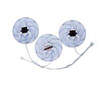 LWDOZMD Sapphire PURE RX 7700XT 12G GPU Video Cooler, 7800XT 16gb Grpahics Card Fan,FD10015M12D(Triple Fan)