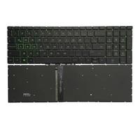 LWDOZMD Spanish SP/Latin LA Laptop keyboard For HP for Pavilion 15-DA 15-DB TPN-C135 TPN-C136 250 G7 255 15S-DU 15-DW 15-CS(Green LA backlit)