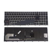 LWDOZMD Turkish BG US Backlit Keyboard for HP for EliteBook 755 G5, G6, 850 BUL for Bulgarian English L11999 L12000(BG BUL Light)