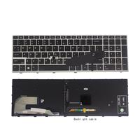 LWDOZMD Turkish BG US Backlit Keyboard for HP for EliteBook 755 G5, G6, 850 BUL for Bulgarian English L11999 L12000(USA English Light)