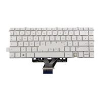 LWDOZMD UK SP LA UA GR Backlit Keyboard for HP for Envy X360 13-AY 13-BA 13T-BA 13-BD 13M-BD BD0023DX Spanish Latin German UKRAINIAN M30787(German White)