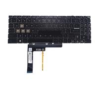 LWDOZMD US Backlit Keyboard for MSI for CYBORG 15 A12U A12V A12UDX A12VF A12VE A12VEK A13VF for Gaming Laptop English Per-Key RGB Backlight(Single Color Light)