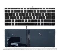 LWDOZMD US/RU/SP/FR/BR/AR English Backlit Keyboard for HP for EliteBook 840 G3 745 G4 848 NSK-CY2BV 14u(Yellow)