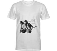 LWDPJY Bruce-Springteen Music Band Born to Run T-Shirt for Men Women Music Lover White