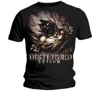 LWDPJY Disturbed Asylum T-Shirt Men's Black Black