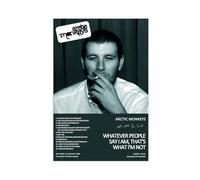 LWFKAUVBS Arctic Monkeys Whatever People Say I Am, That's What I'm Not Album Cover Canvas Poster Wall Art Decor Print Picture Paintings for Living Room Bedroom Decoration 20x30inch(50x75cm)