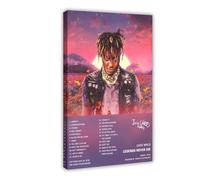 LWFKAUVBS Juice Wrld Legends Never Die Album Cover Canvas Poster Bedroom Decor Landscape Office Room Decor Gift 12x18inch(30x45cm)
