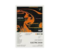 LWFKAUVBS Leon Thomas III Album Electric Dusk Cover Canvas Poster Bedroom Decor Landscape Office Room Decor Gift 12x18inch(30x45cm)