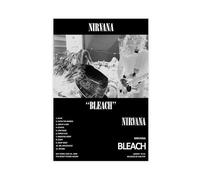 LWFKAUVBS Nirvana Bleach Album Cover Canvas Poster Wall Art Decor Print Picture Paintings for Living Room Bedroom Decoration 12x18inch(30x45cm)