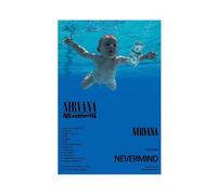LWFKAUVBS Nirvana Nevermind Album Cover Canvas Poster Bedroom Decor Landscape Office Room Decor Gift 12x18inch(30x45cm)
