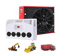 LwiftGal Air Conditioner, Truck Cab Air Conditioner 12V/24V Split AC Unit RV Air Conditioner for Semi Motorhome Trucks Bus Trailers Camper Van Cooling Rapidly Low Noise Red-24V