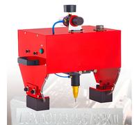 LwiftGal Dot Peen Marking Machine, Metal Engraving Machine, Pneumatic Marking Machine Field for Letters, Serial Numbers, VIN Code, Date, Graphics 170 * 110mm