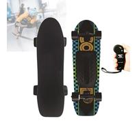 LwiftGal Electric Skateboard with Remote Control, Cruiser Skateboard for Adults, 22km Top Speed, 4 Speeds Adjustable, Lightweight and Portable, Electric Longboard for Teens C
