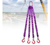 LwiftGal Four Leg Bridle Web Sling, 3T Chain Sling 3m