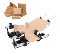 LwiftGal Manual Assisted Folding Device, Quick Folding Tool for Shipping Boxes, Adjustable Size, Aluminum Frame for Mailrooms and Packaging Length≤15cm-Width≤25cm