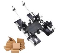 LwiftGal Shipping Box Folding Fixture, Improves Packaging Efficiency, Sliding Clamp, Precise Alignment, Adjustable Size, Durable Aluminum Alloy for Packaging Industry Length≤25cm-Width≤25cm