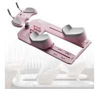 LwiftGal Spine Twist and Stretch Trainer,Adjustable Back Stretcher Machine,Detachable Waist Workout Equipment for Lower Back,Spine Decompression,Leg Stretching Pink